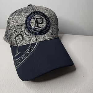 Punta Cana Portugal Robin Ruth Embossed Blue Gray Adjustable Baseball Hat Cap